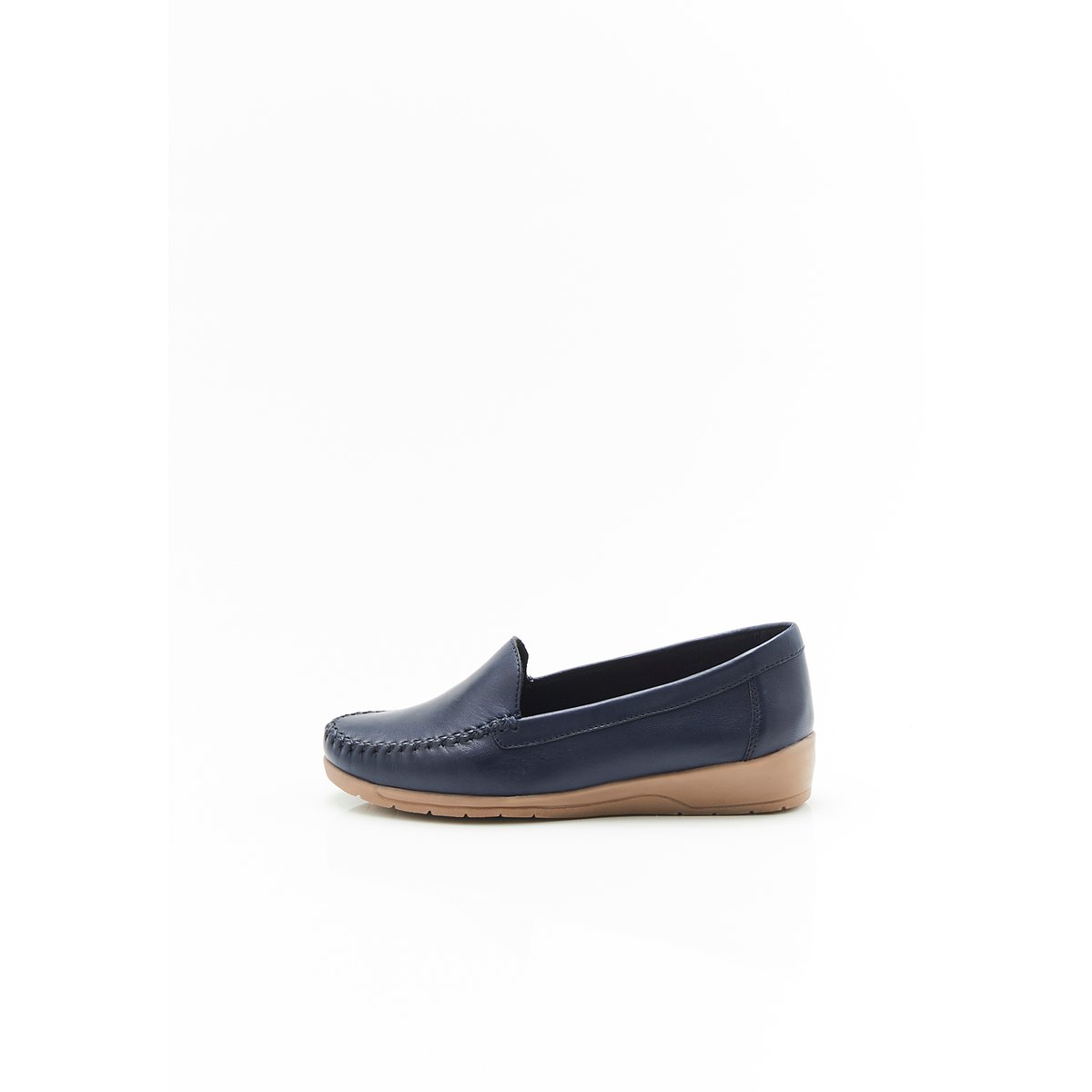 Mocassins compensés Amortyl bleu marine, DAMART
