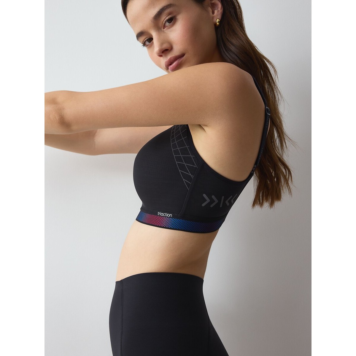 Soutien-gorge sport minimizer Triaction cardio noir, TRIUMPH