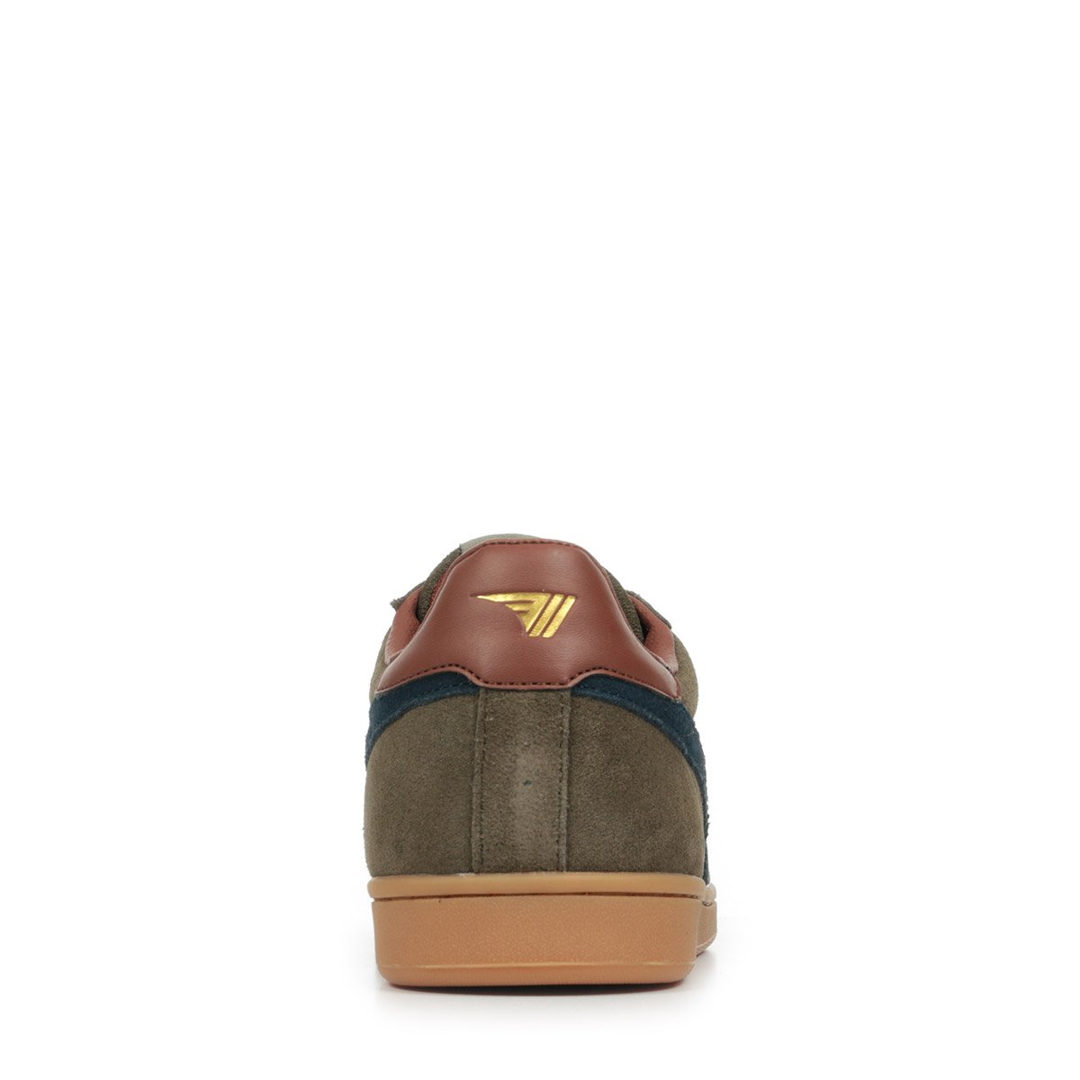 Baskets cuir Equipe II Suede dark taupe navy rust, GOLA