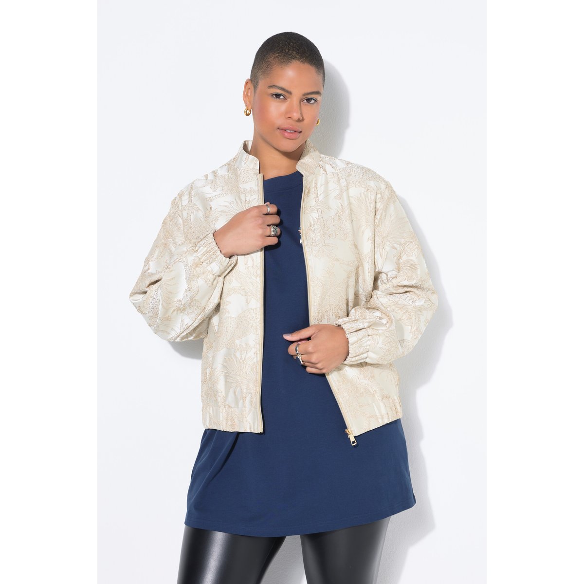 Blouson coupe Boxy Shape or, STUDIO UNTOLD