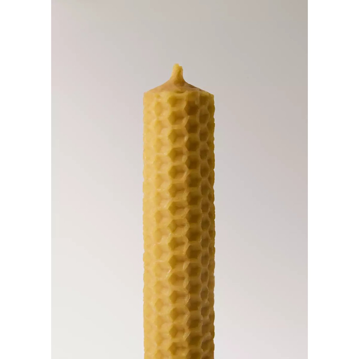 Bougies décoratives en cire d'abeille ocre, MANGO HOME