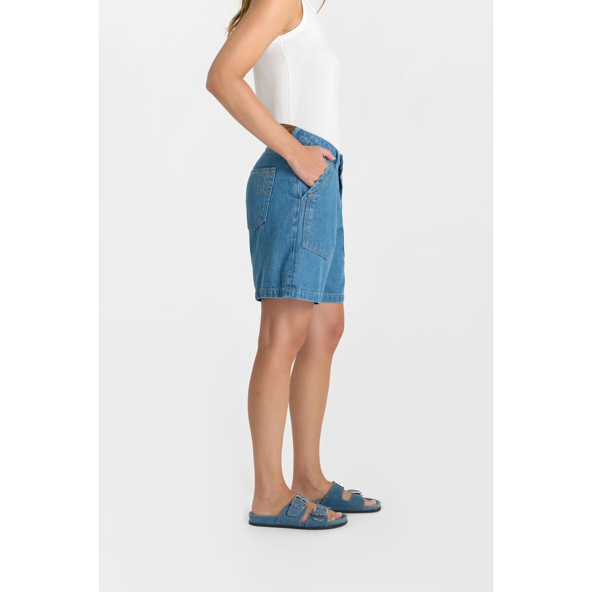 Short en jeans VIRVA blue, LE TEMPS DES CERISES