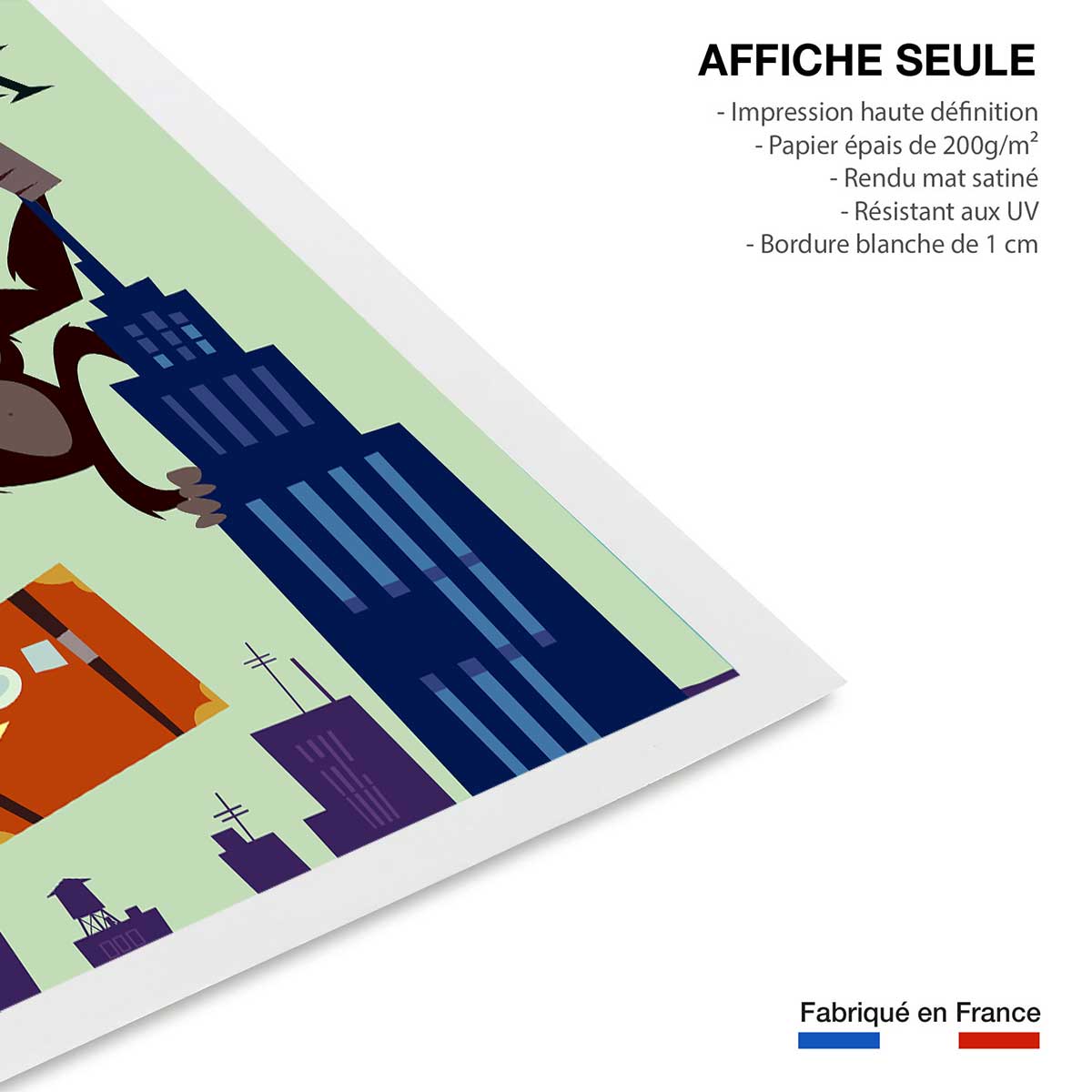 Affiche King- Kong affiche seule, HEXOA