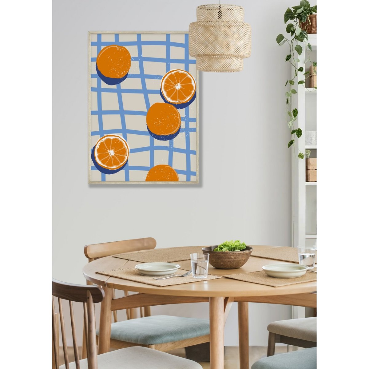 Affiche Les Oranges blanc, L'AFFICHERIE