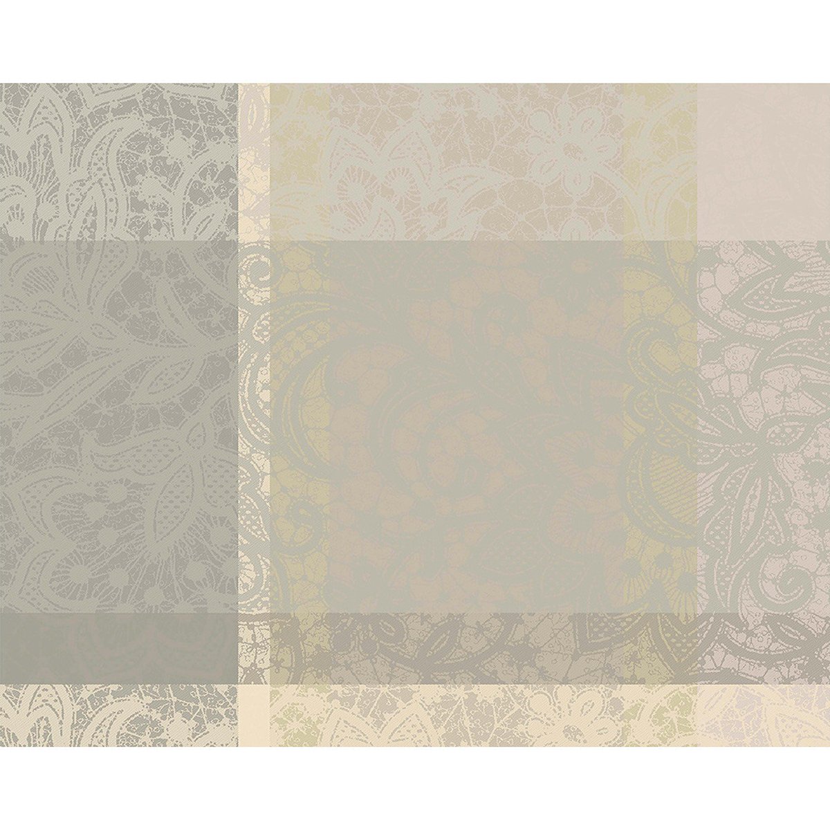 Set pur coton MILLE DENTELLES naturel, GARNIER-THIEBAUT