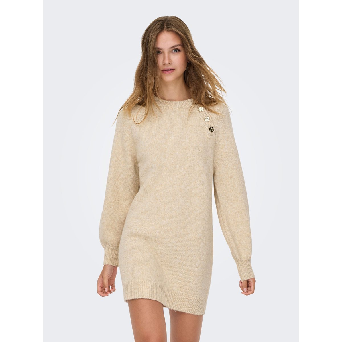 Robe En Maille pumice stone, ONLY