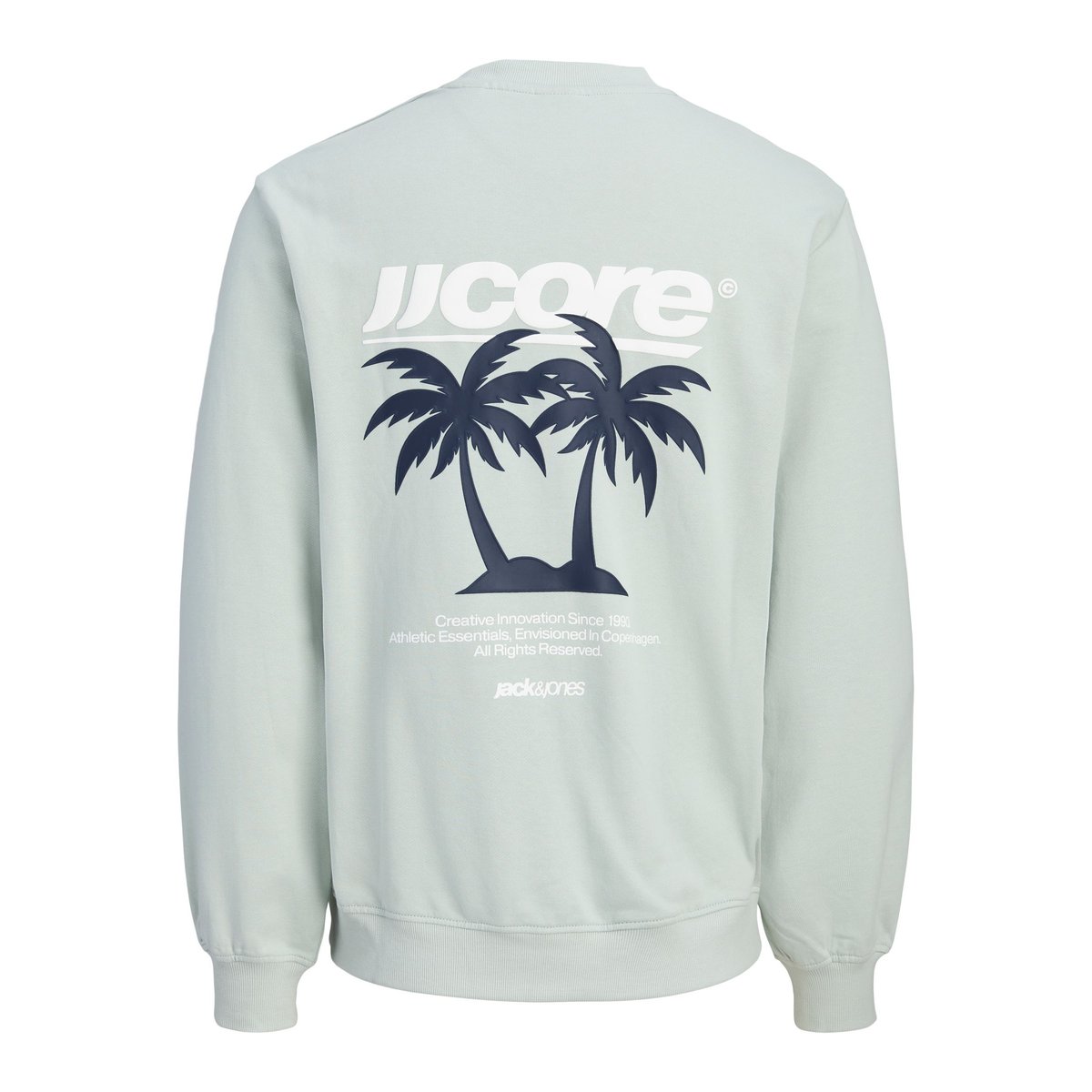 Sweat-Shirt aqua gray, JACK & JONES JUNIOR
