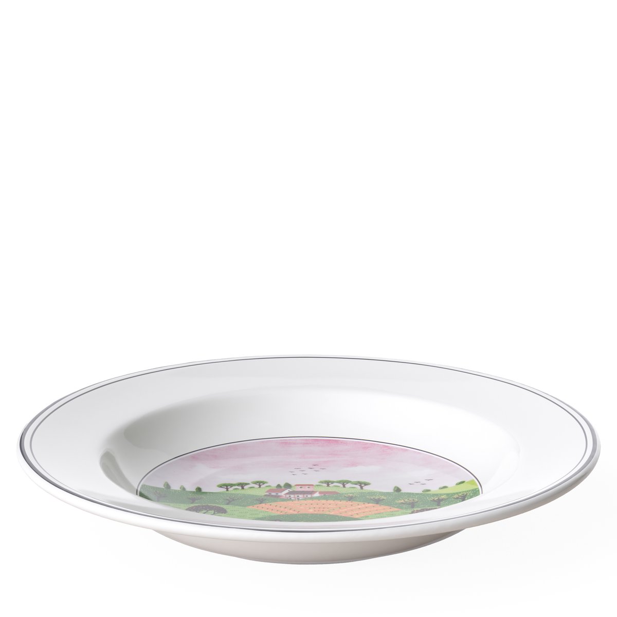 Assiette Creuse Chasseur DESIGN NAIF multicolore, VILLEROY & BOCH