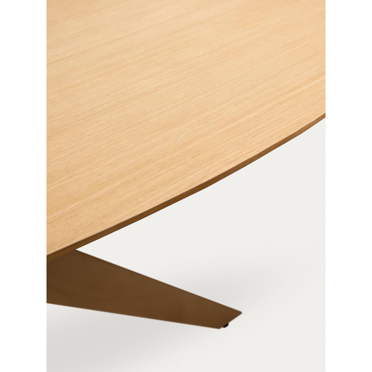 Table à manger Bois - MOORE beige clair, KENAY