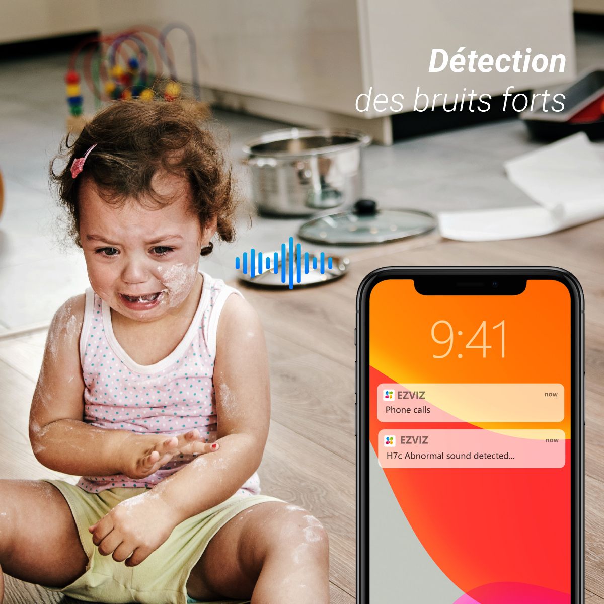 Caméra de surveillance H7C 2K+ Dual couleur unique, EZVIZ