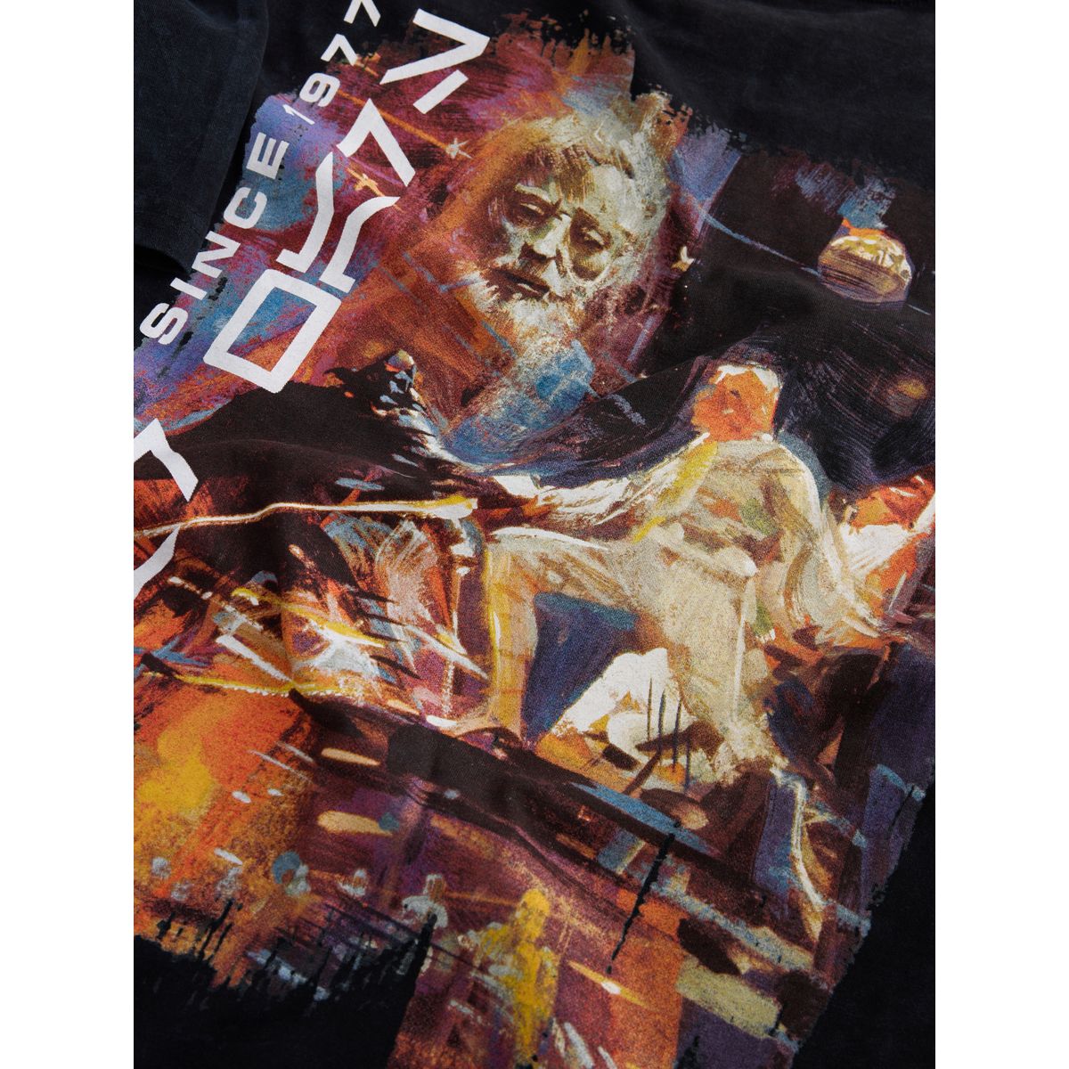 T-shirt star wars black wash star wars, NEXT