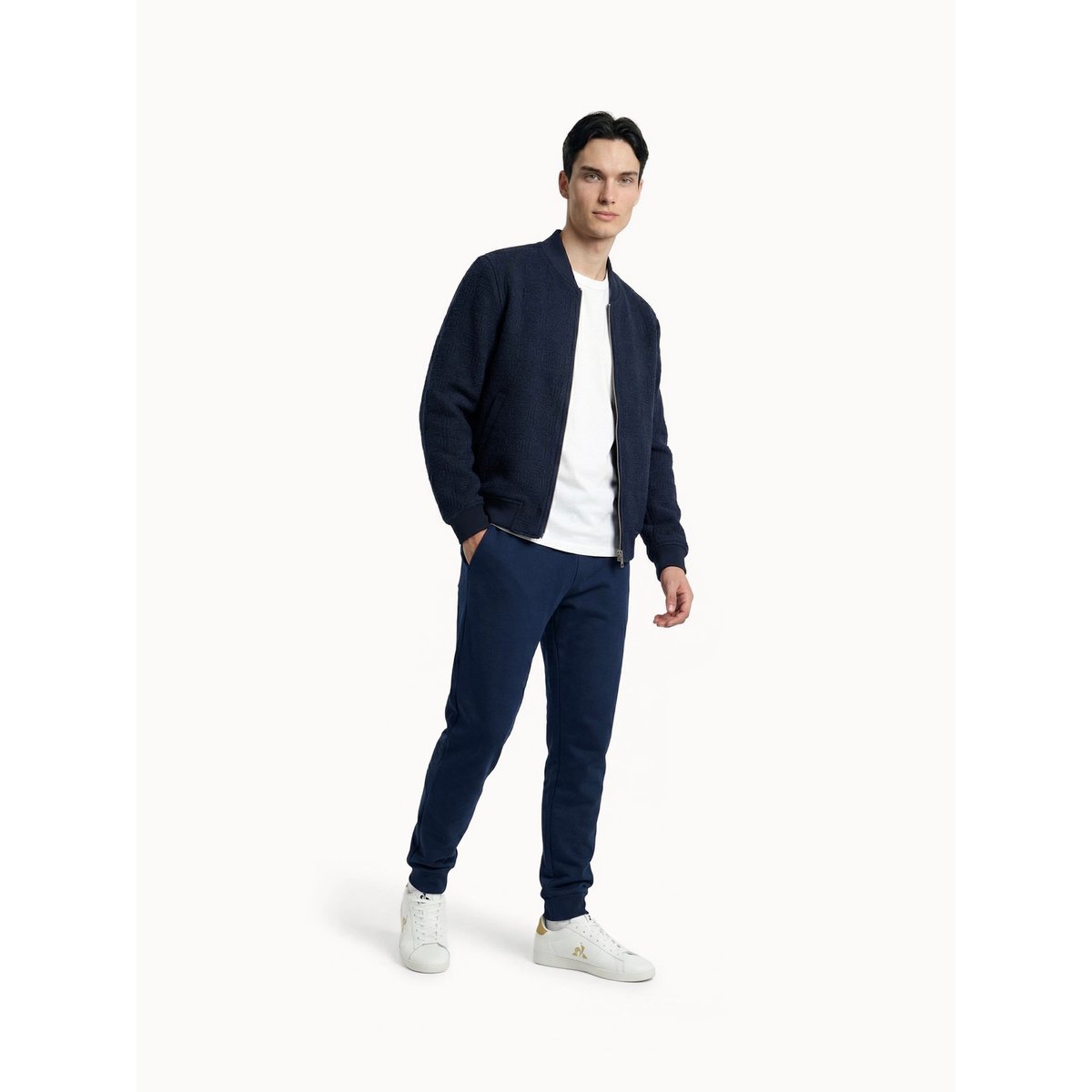 Pantalon avec détails tricolores Teamsport dress blues, LE COQ SPORTIF