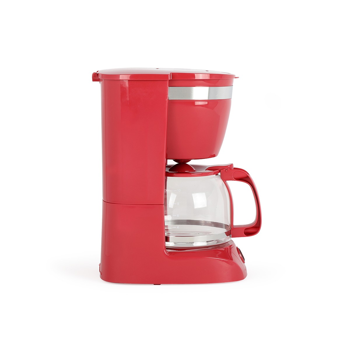 Cafetière filtre DOD163N rouge chili, LIVOO