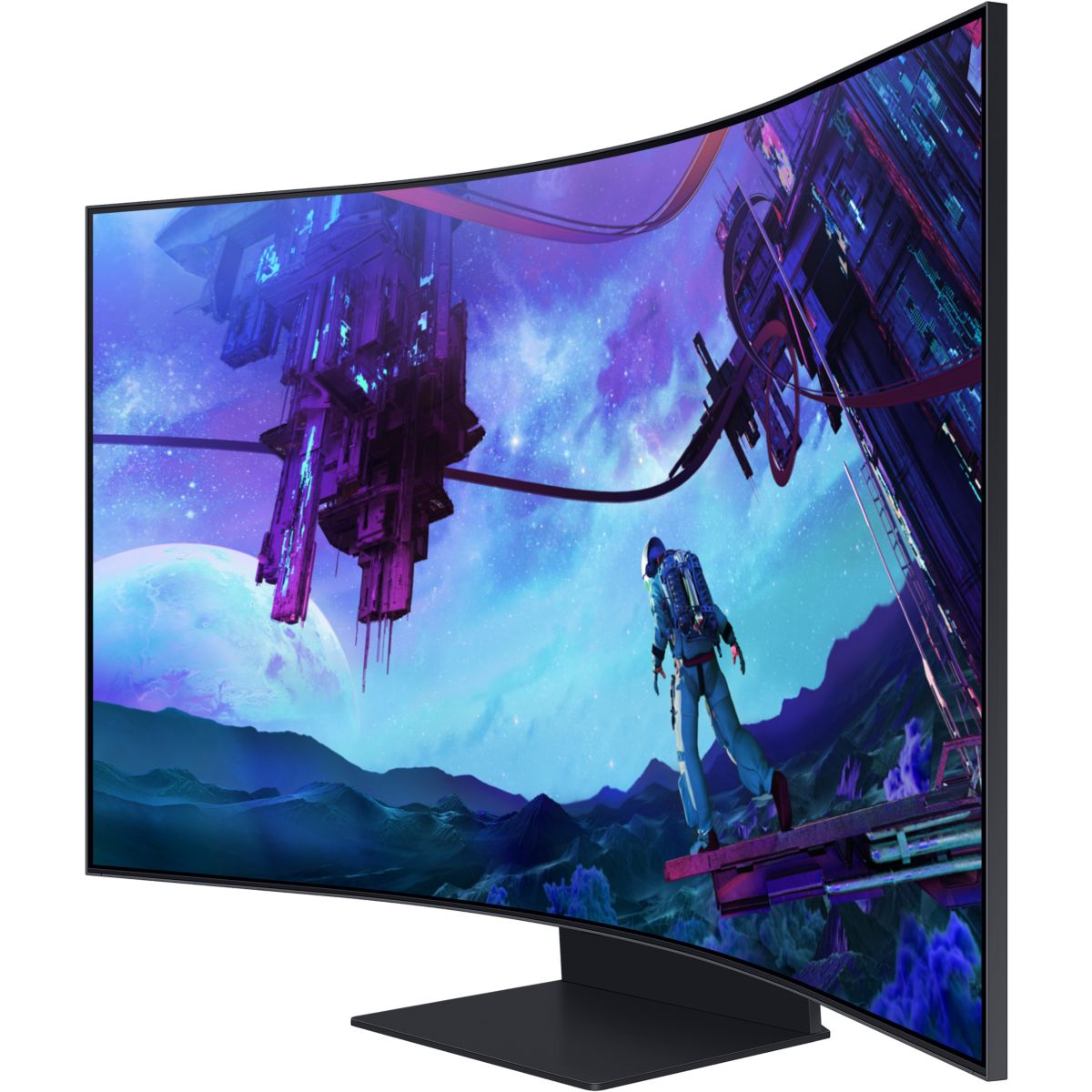 Ecran PC Gamer ARK LS55CG970 55" incurvé 1000R 3K 165Hz VA HDR10+ couleur unique, SAMSUNG