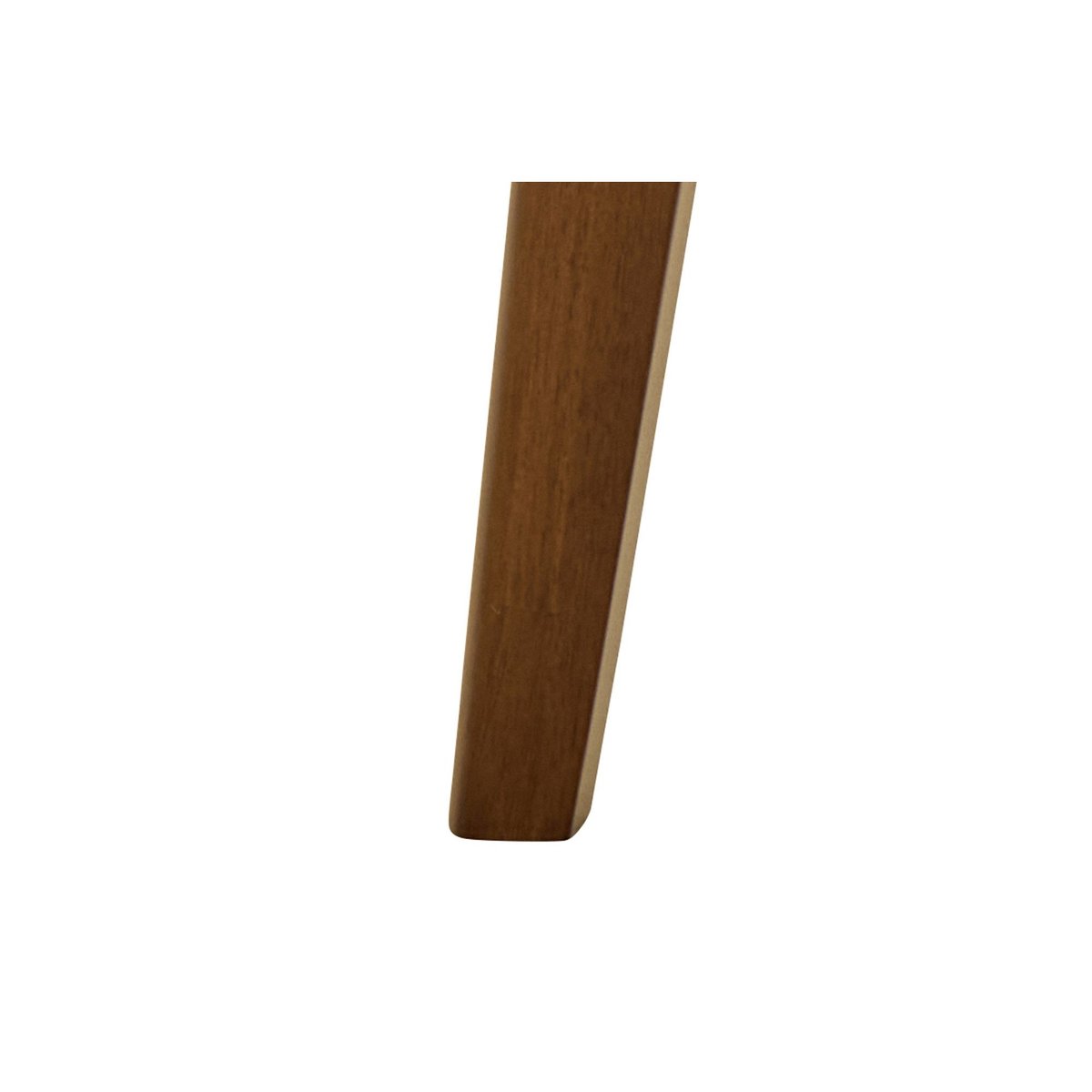 Table ronde en bois noyer D105 + 4 chaises noyer - LETA bois foncé, HELLIN, DEPUIS 1862