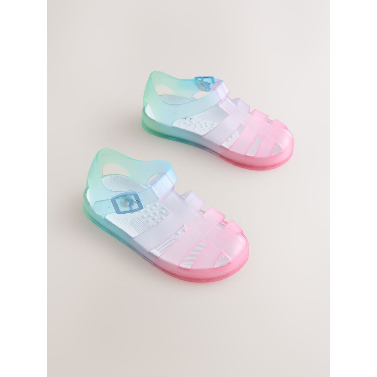 Sandales en plastique rose/bleu, NEXT