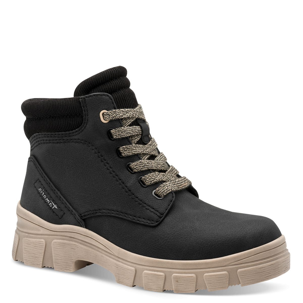 Bottine zippée noir, TAMARIS