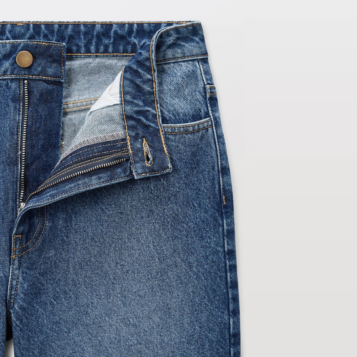 Short en denim stone denim, MONOPRIX
