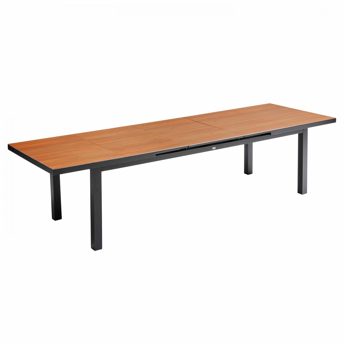 Table de jardin extensible 12 à 14 places, MELBOURNE bois, OVIALA