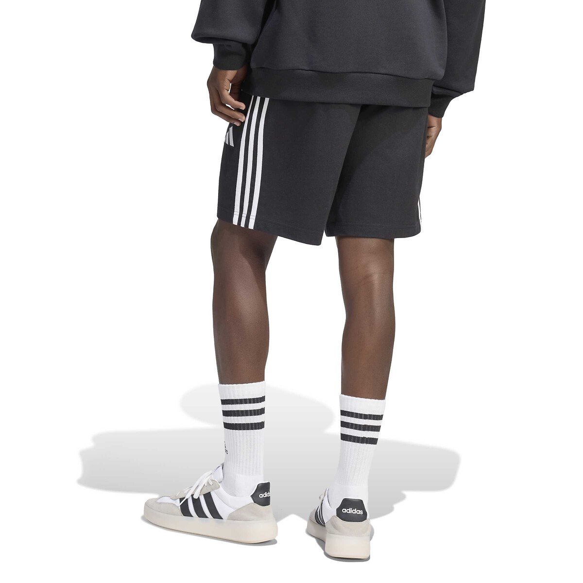 Short, longueur genou, ESSENTIALS noir, ADIDAS SPORTSWEAR