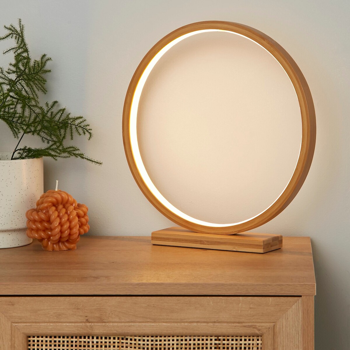 Kuala LED Bamboo Table Lamp natural, SO'HOME