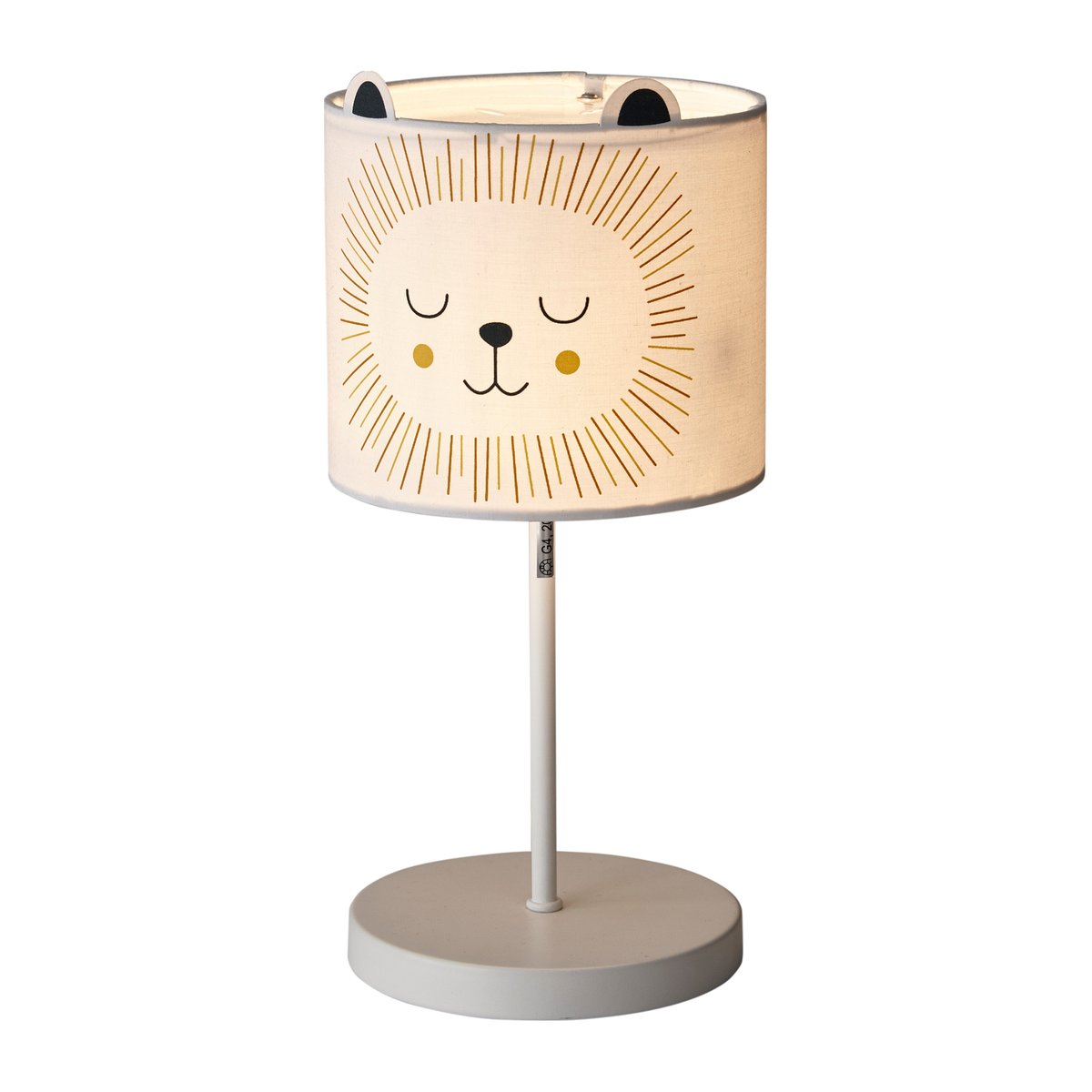 Lampe de chevet Lion beige, VERTBAUDET