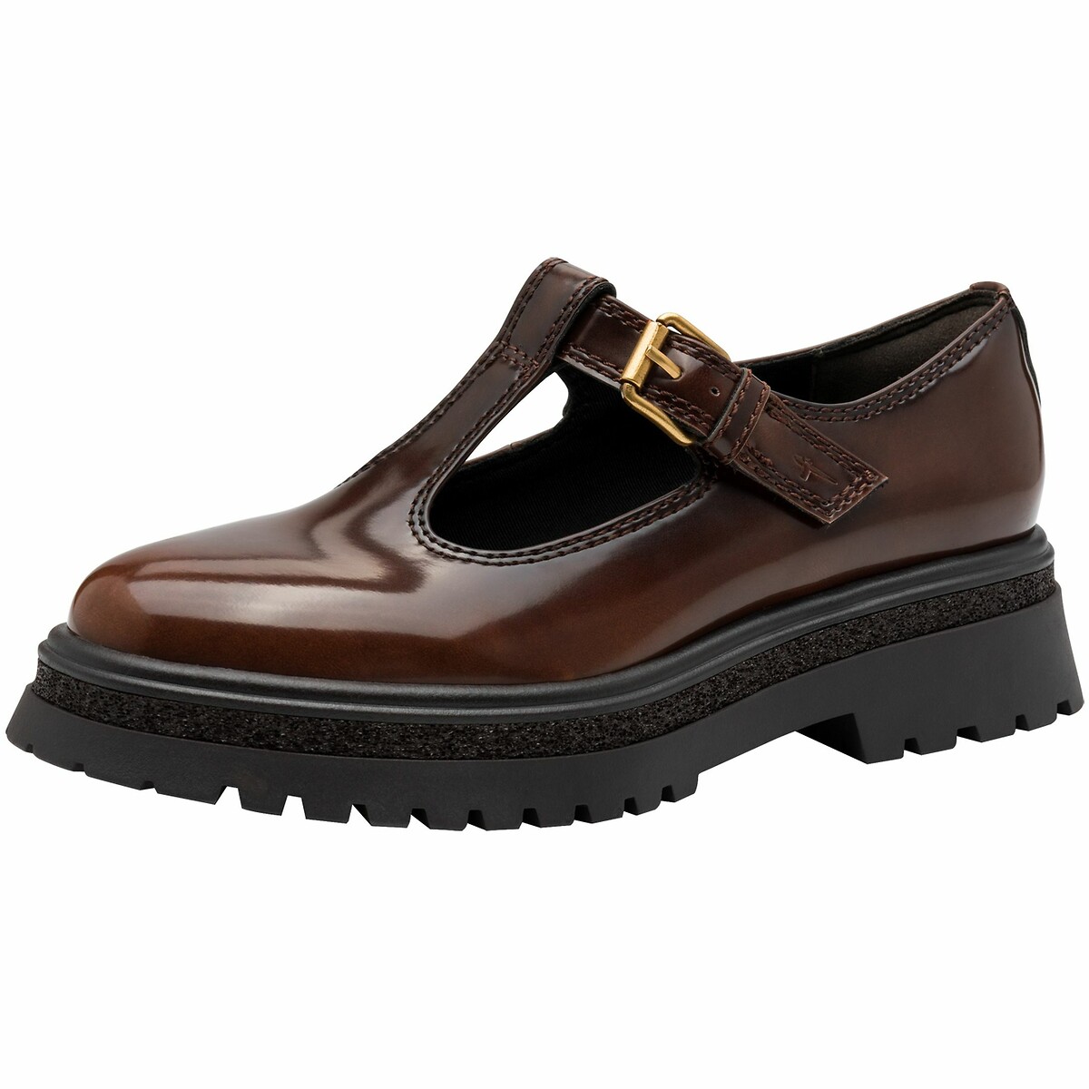 T-bar brogues brown, TAMARIS