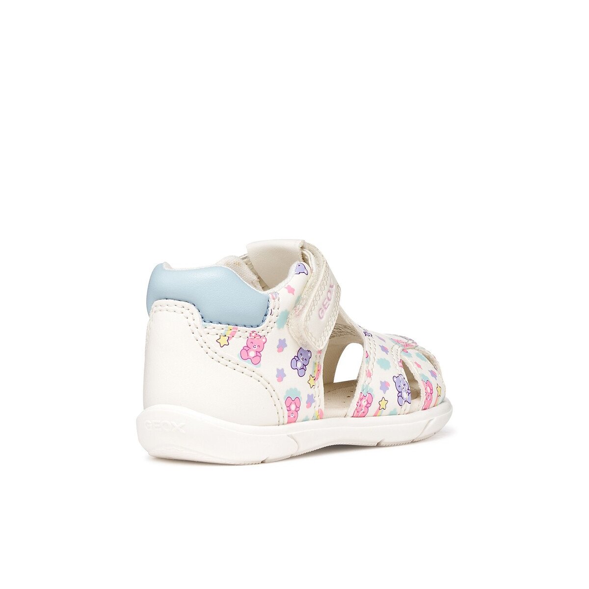 Sandales fermées ZAPITO, premiers pas blanc/bleu clair, GEOX