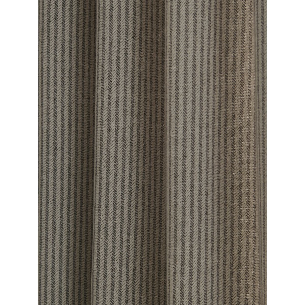 Rideaux doublés à plis/rayures effet brossé gris, NEXT