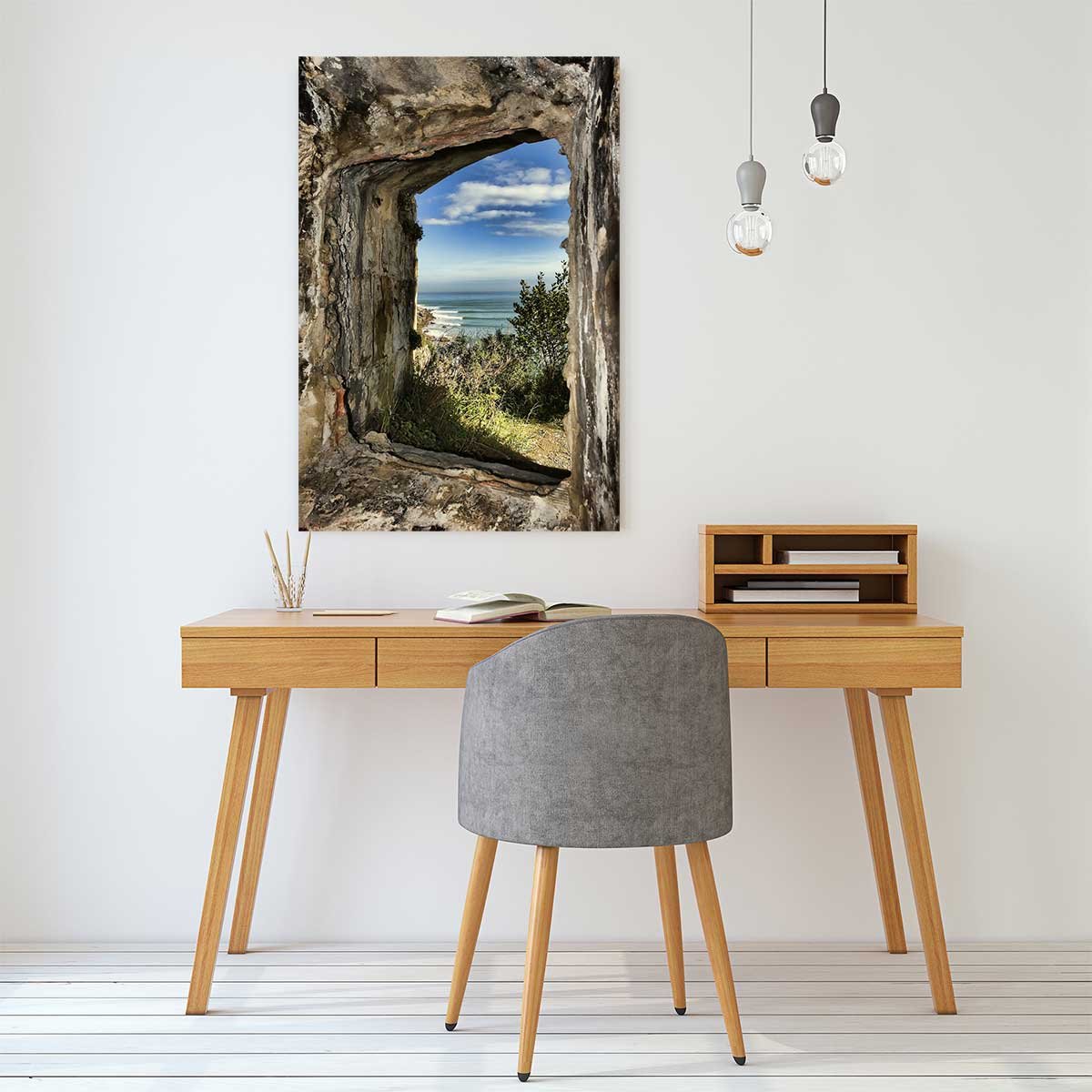 Tableau vue sur laredo cantabrie tableau alu dibond, HEXOA
