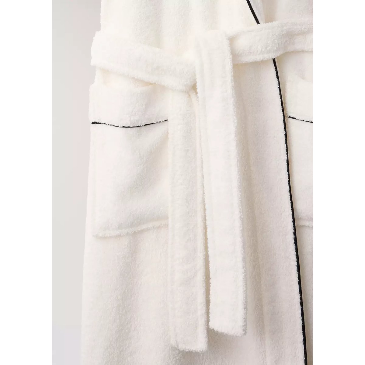 Peignoir 100 % coton blanc, MANGO HOME