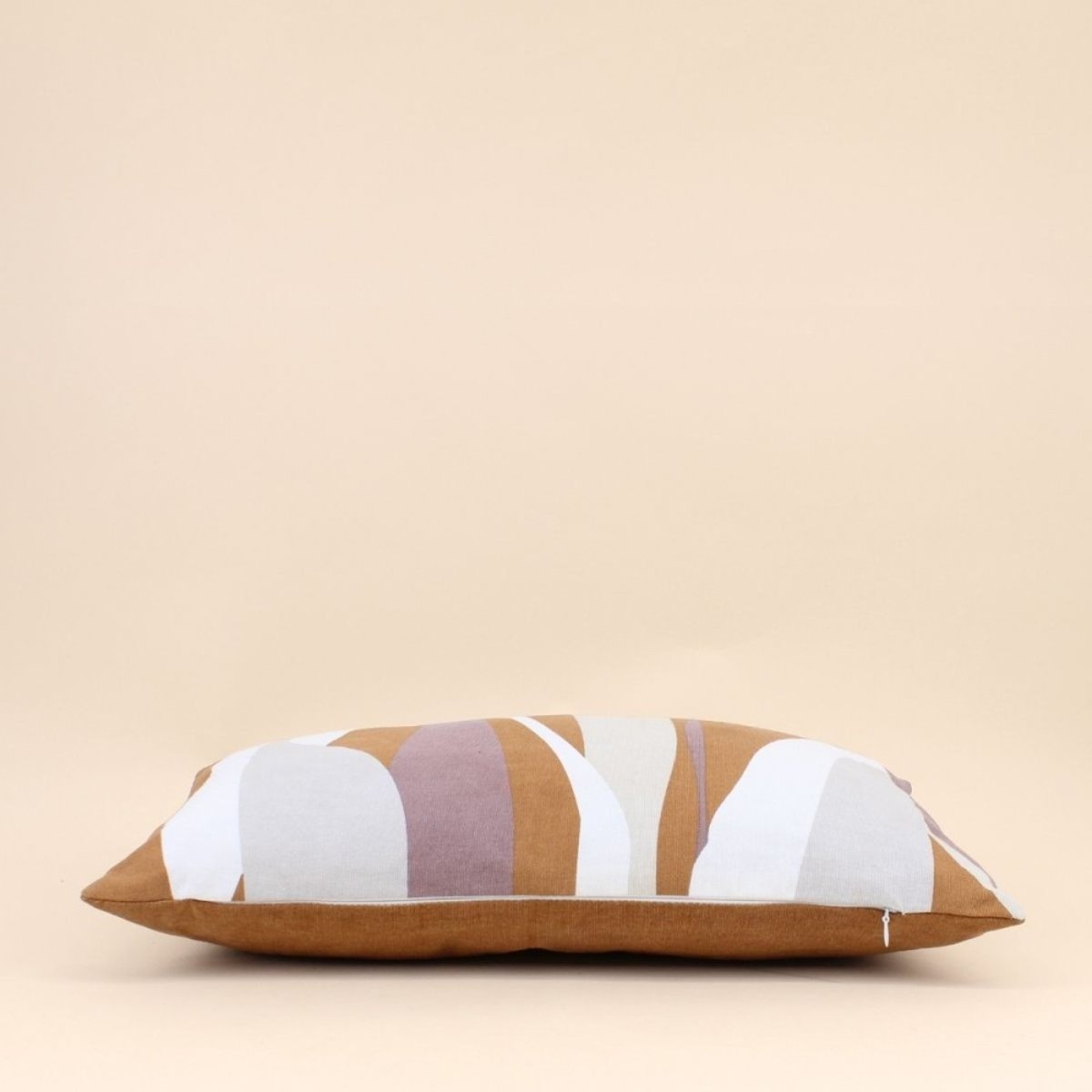 Coussin motifs organiques 30x50cm orange, ORNAMI
