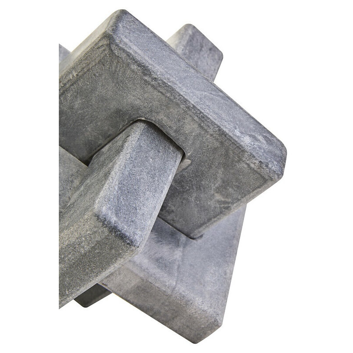 Decor Marble Knot Sculpture in Grey grey, FIFTY FIVE SOUTH