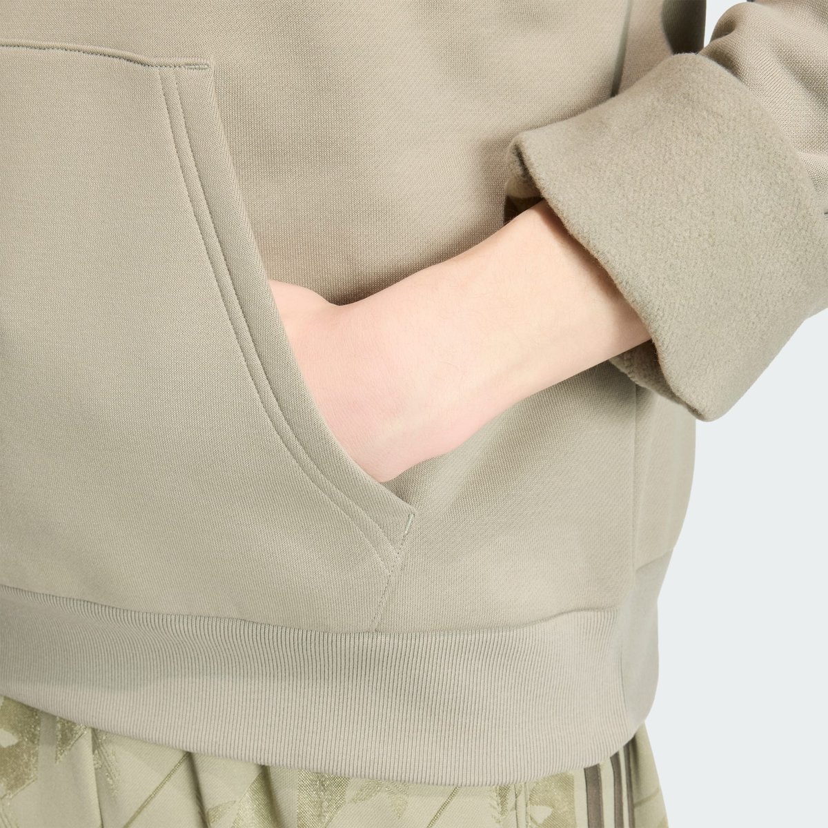 Sweat-Shirt Capuche Mono Sweat-Shirt Capuche Mono silver pebble, adidas Originals
