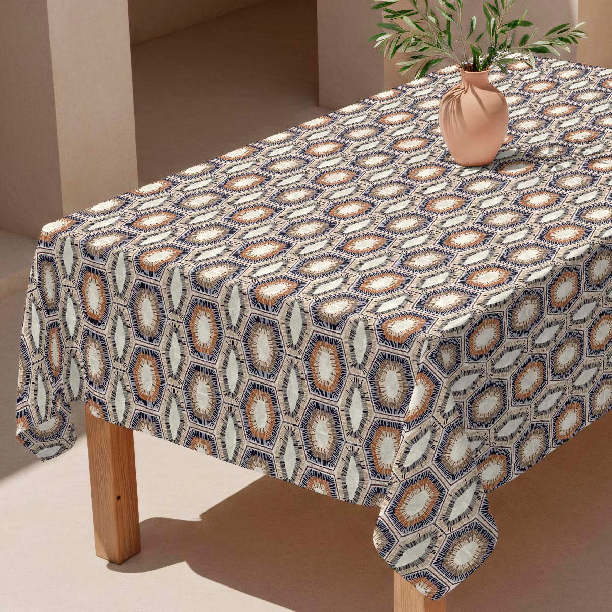 Nappe anti-taches Serengueti - 100% coton - bois, NAF NAF HOME