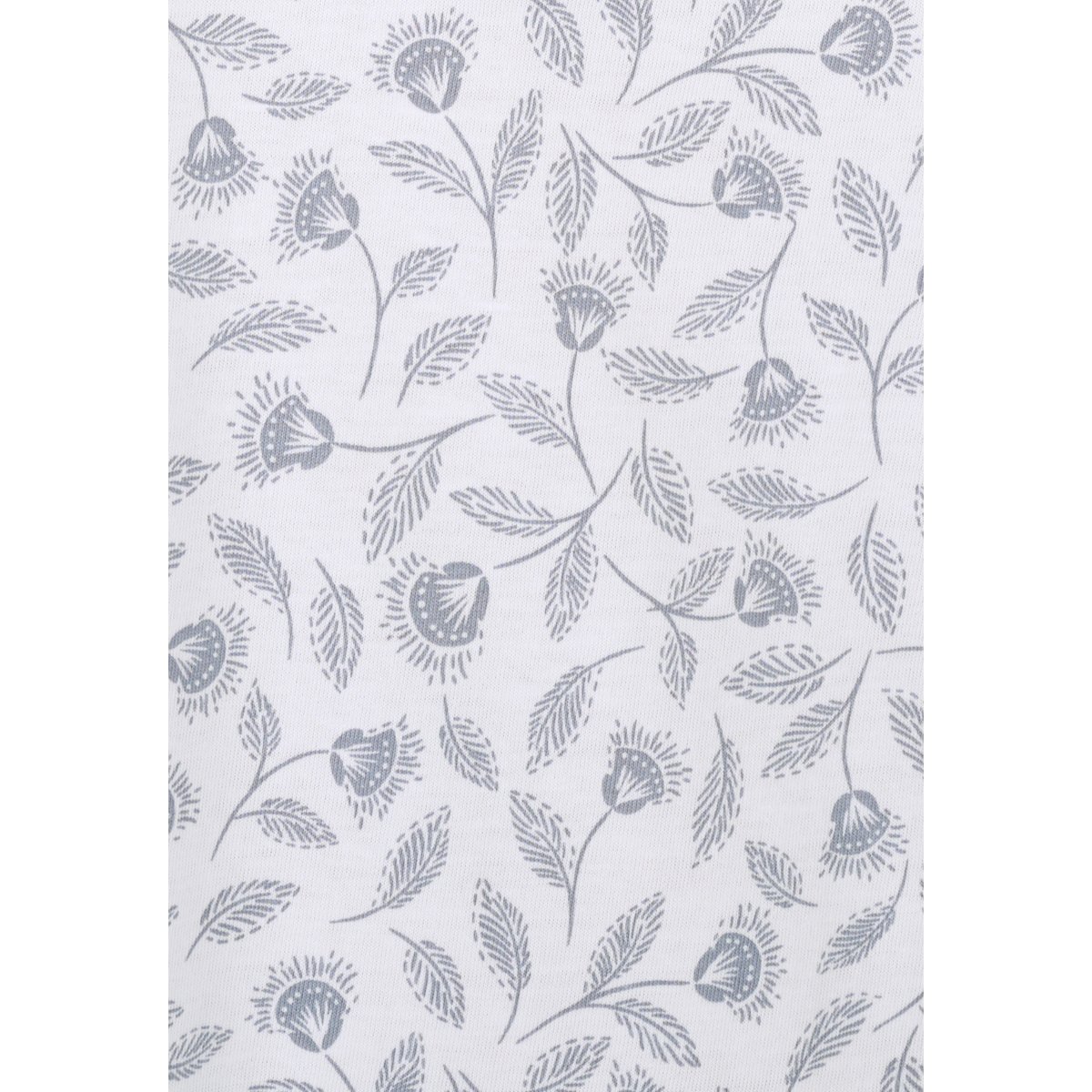 Chemise de nuit maille jersey pur coton imp. bleu, DAMART