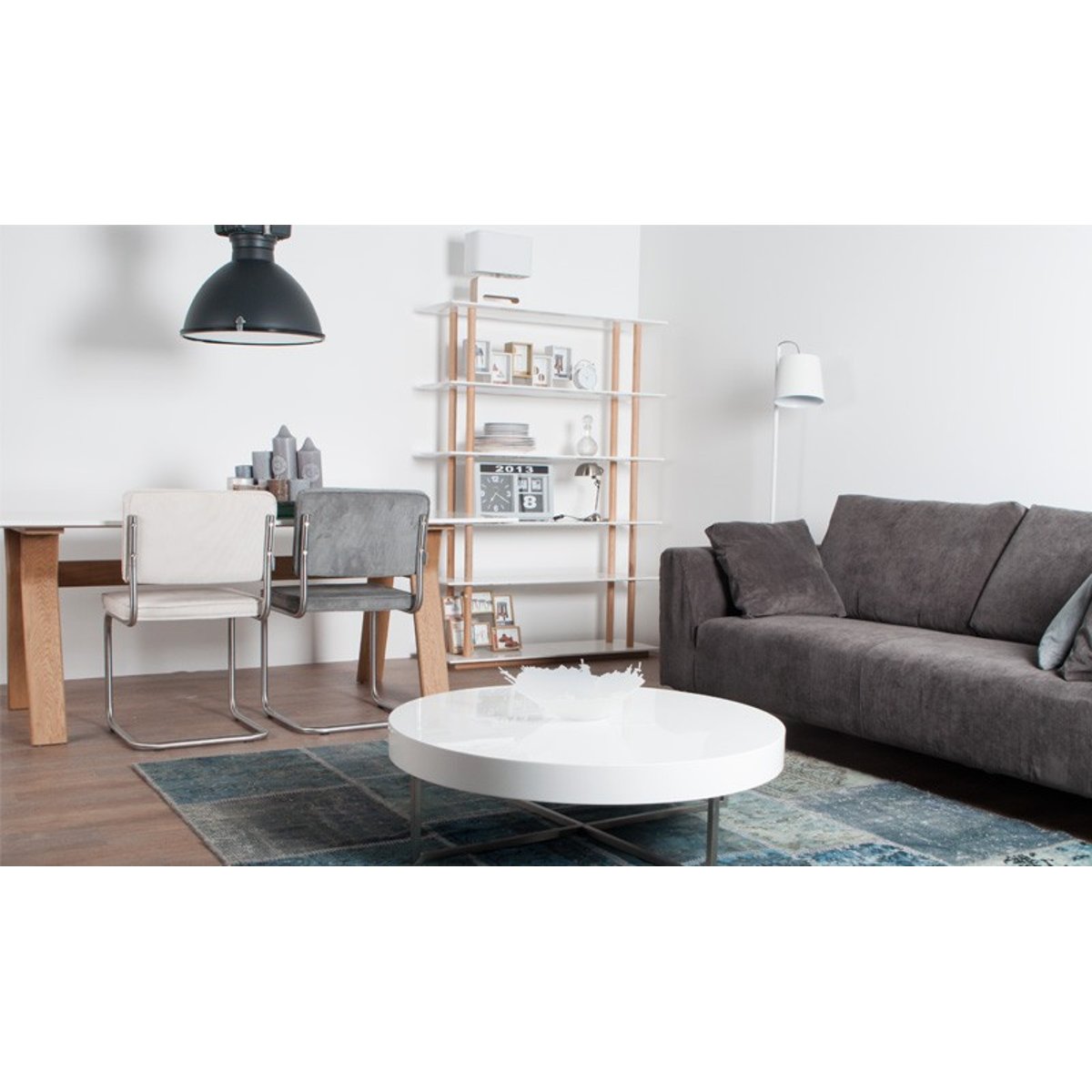 Lampadaire design Buckle Head - deco blanc, D'ARPEJE