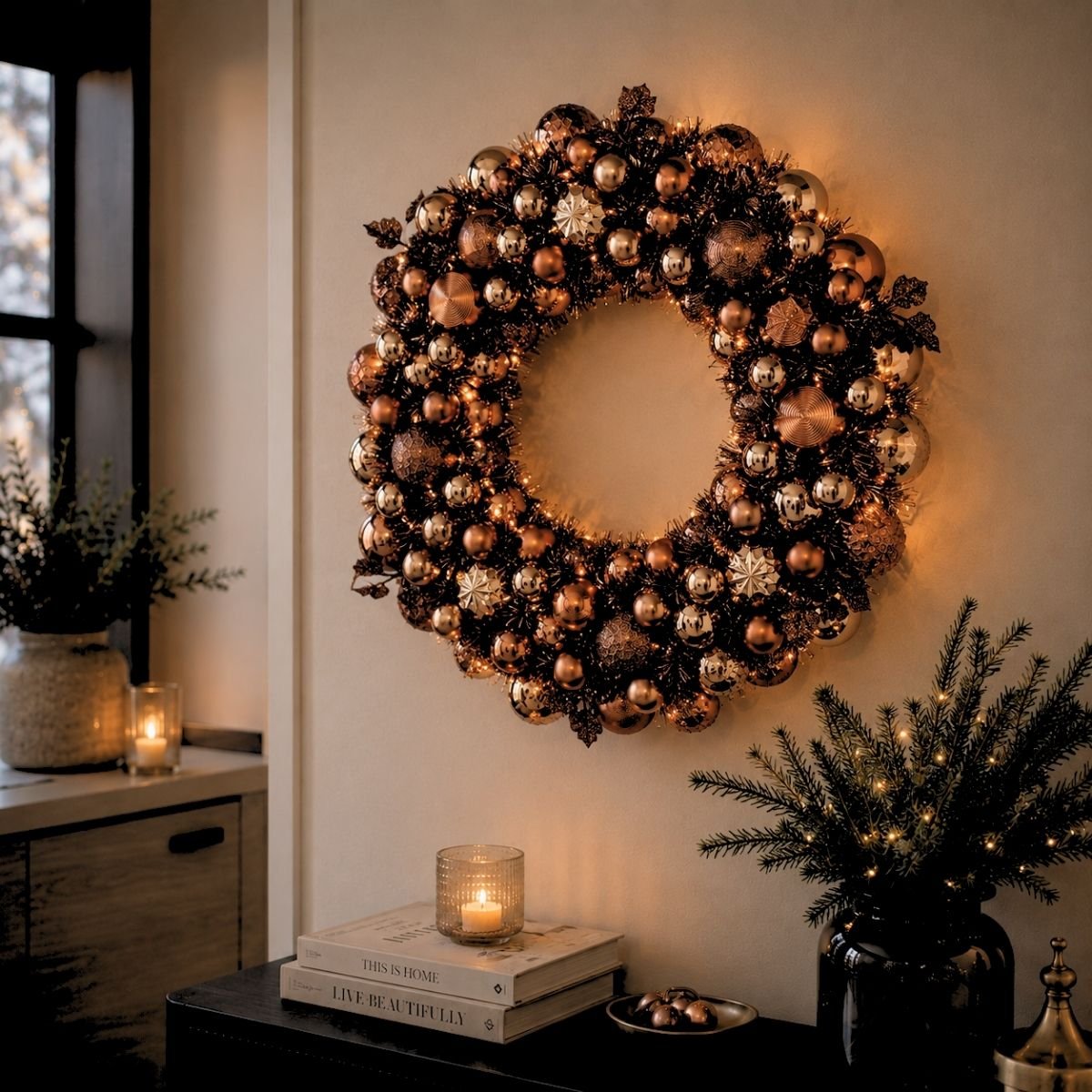 Couronne brun, MICA DECORATIONS