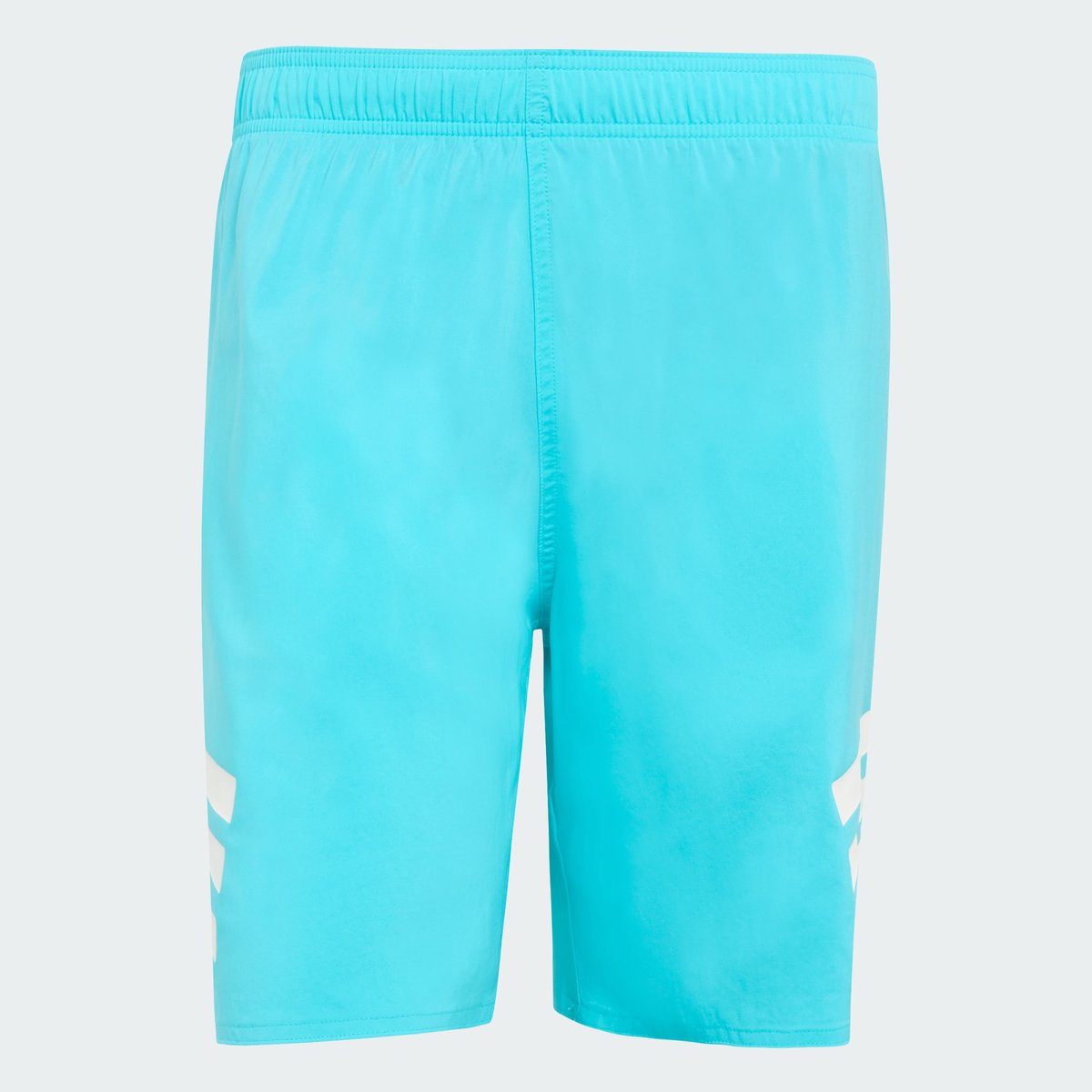 Short De Bain 3 Bandes 20,3 Cm lucid cyan / white, ADIDAS SPORTSWEAR