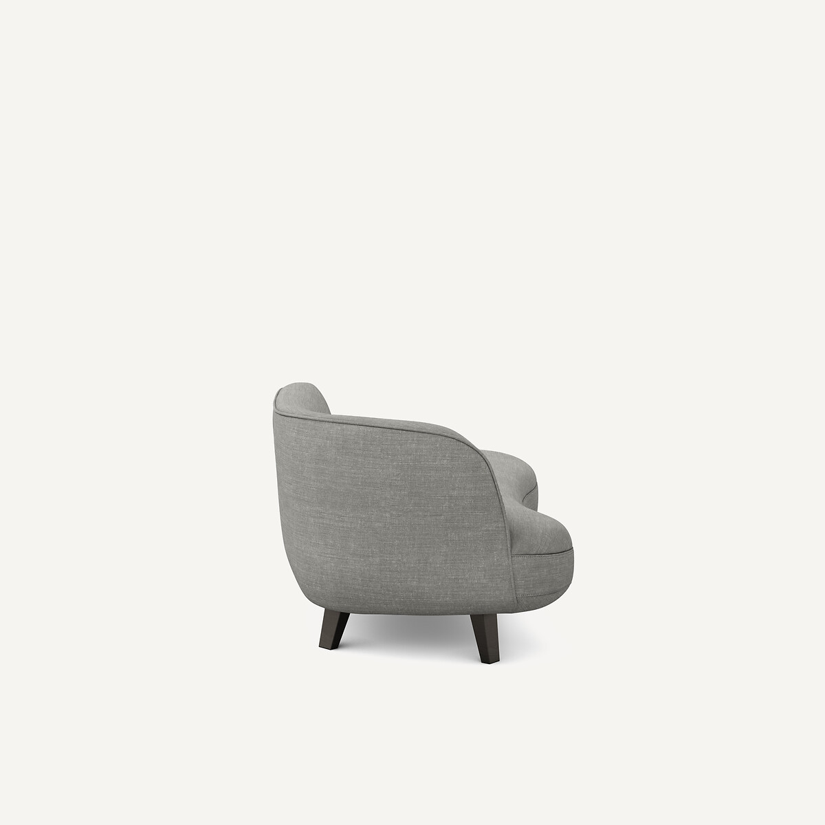 Chaise longue in cotone/lino, Rosebury antracite, AM.PM X EMMANUEL GALLINA