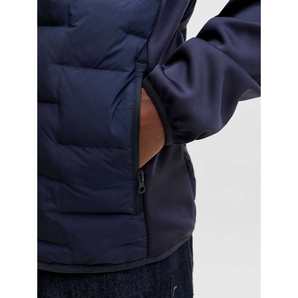 Veste Hybride navy blazer 1, JACK & JONES