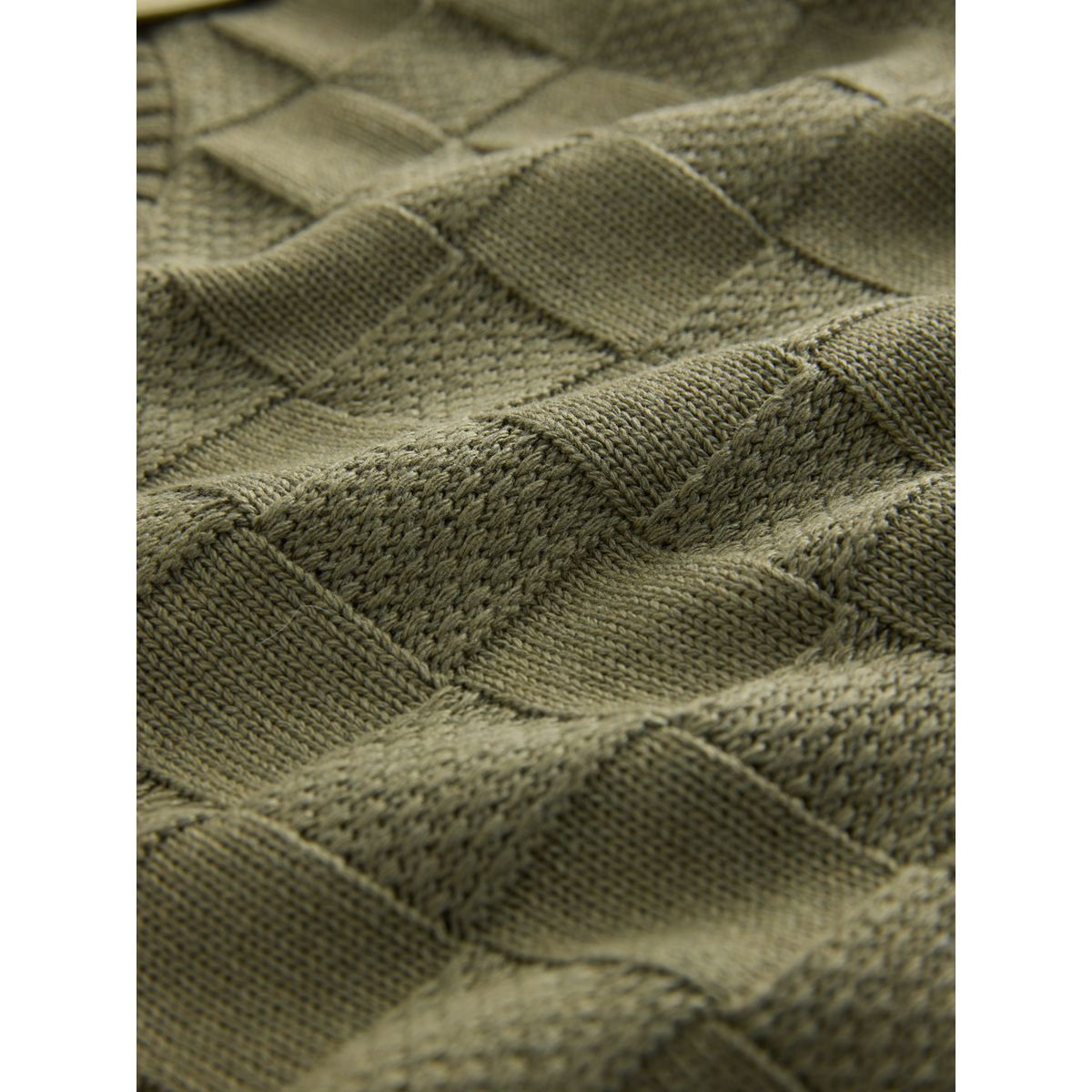 Débardeur en maille à superposition/boutons vert kaki, NEXT