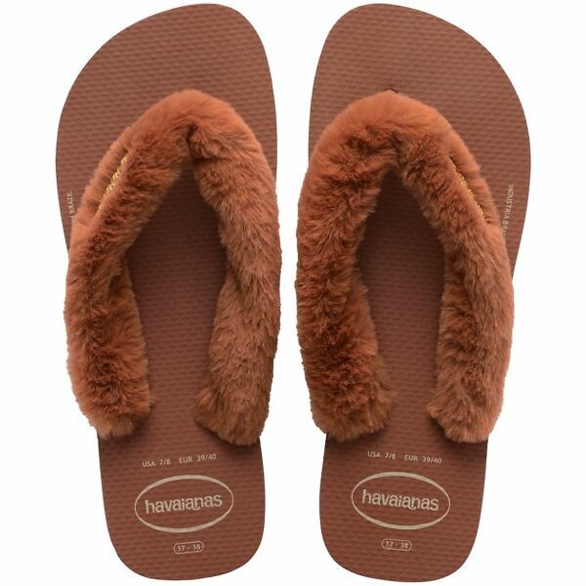 Tongs Top Fluffy III marron, HAVAIANAS