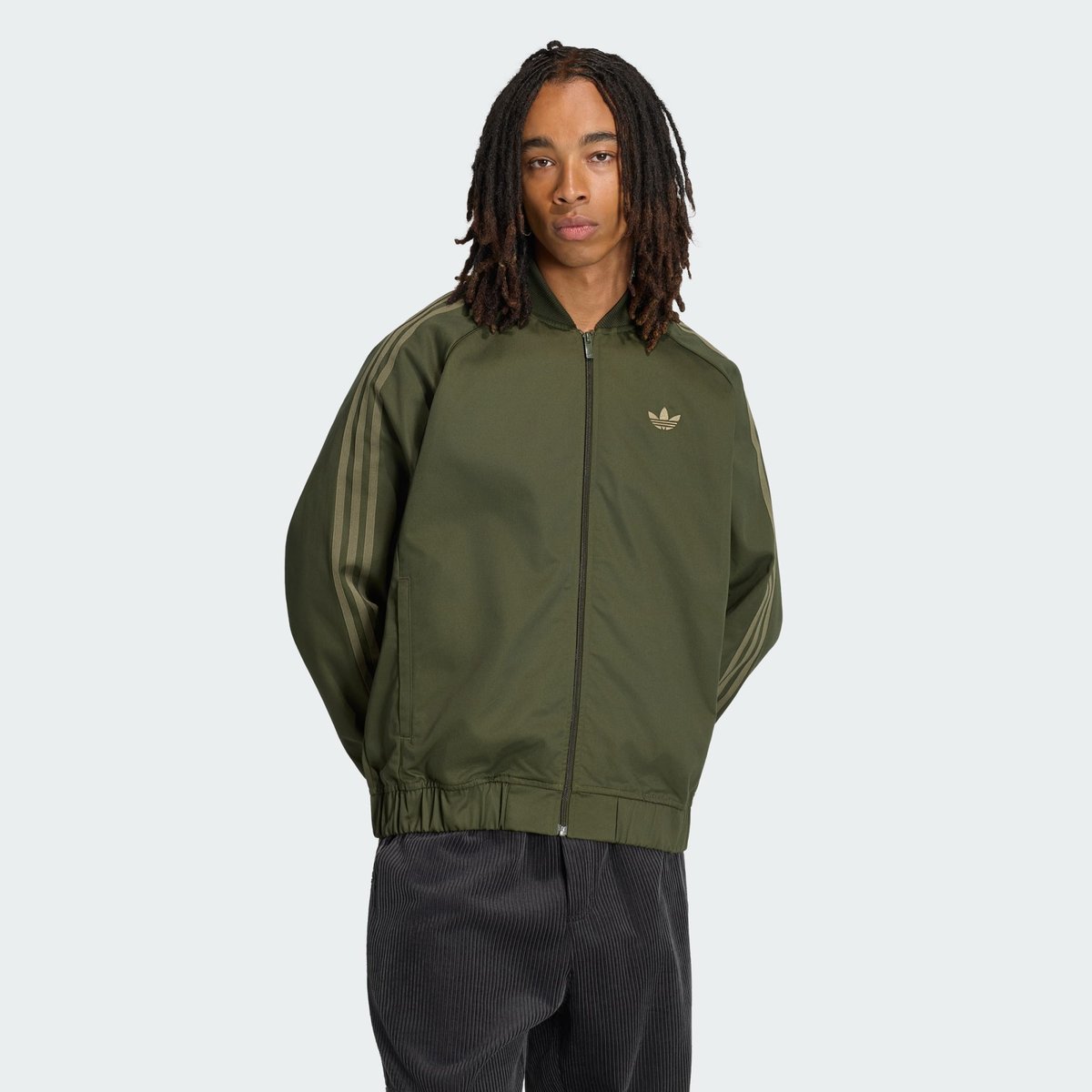 Veste De Survêtement En Coton Sergé Sst Adicolor Classics Veste De Survêtement En Coton Sergé Sst Adicolor Classics night cargo, adidas Originals