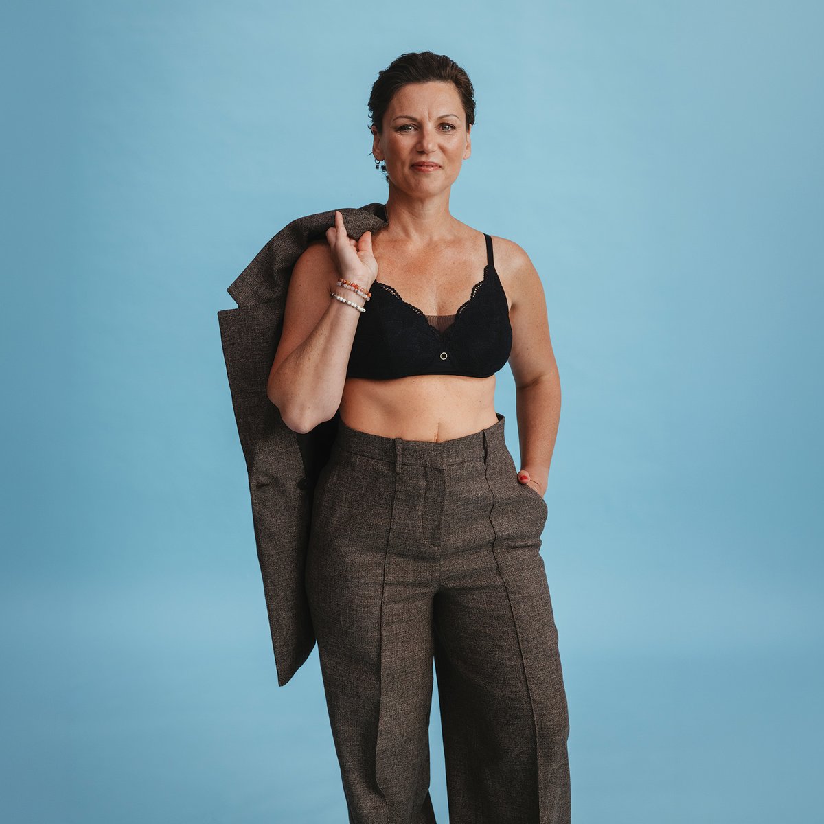 Soutien-gorge post-opératoire INOUIE noir, ROUGEGORGE LINGERIE
