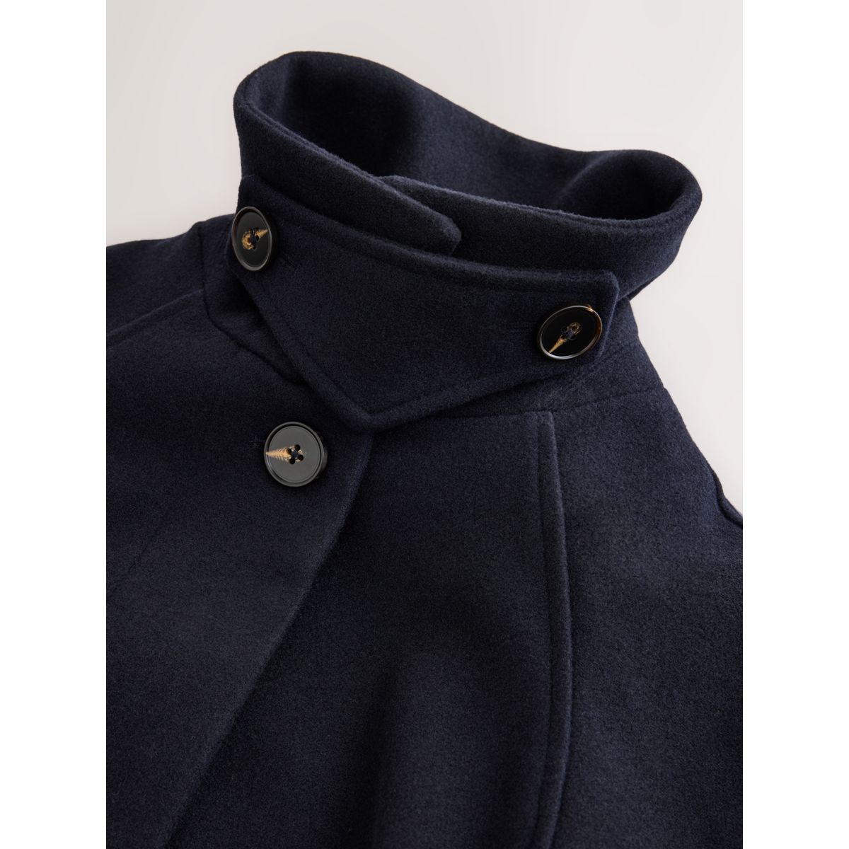 Manteau non doublé avec ceinture bleu marine, NEXT