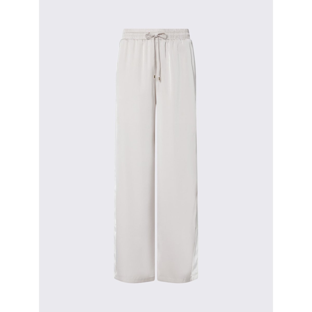 Pantalon évasé en satin blanc, LIU JO