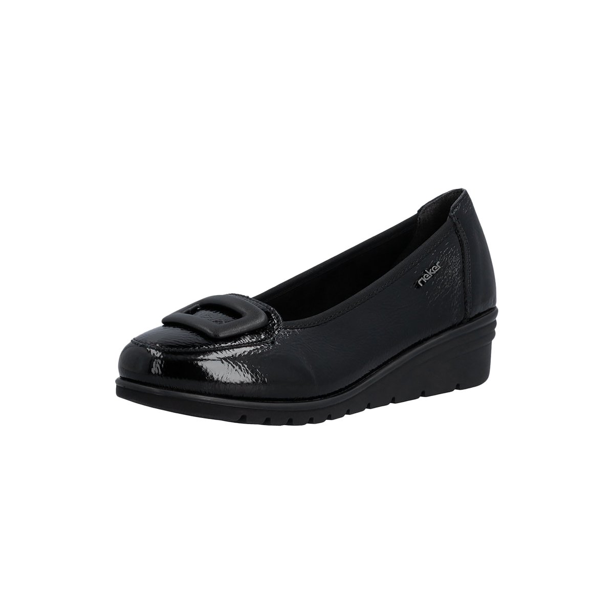 Ballerine Cuir Rgd noir, RIEKER