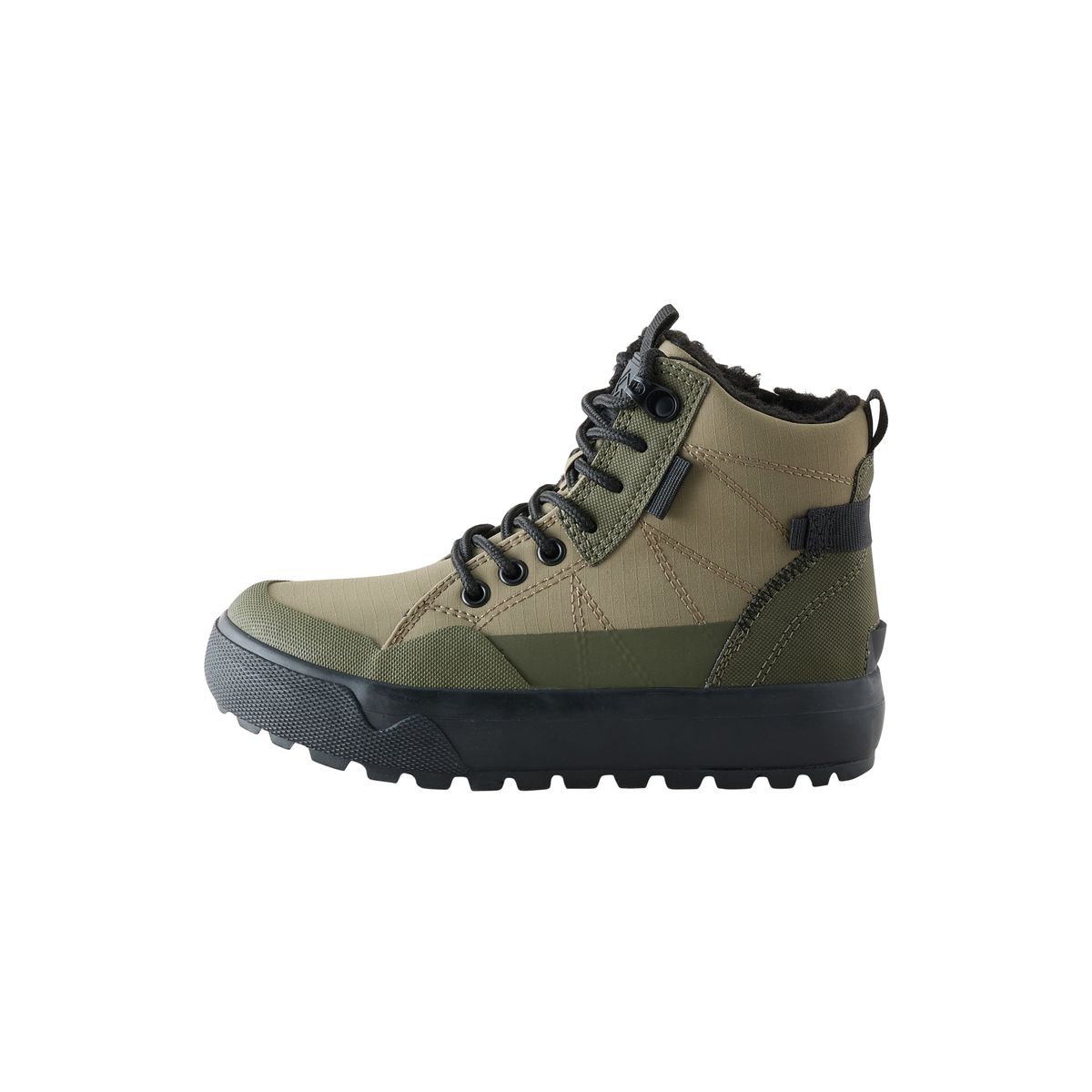 Bottines de skate montantes à crampons vert kaki, NEXT