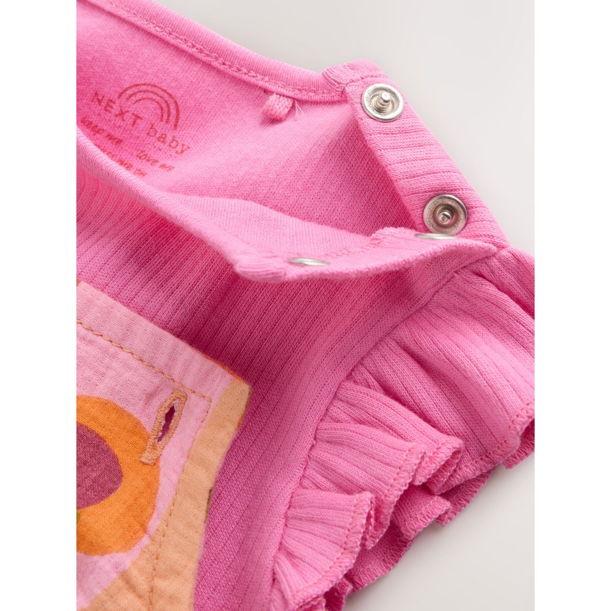 Barboteuse bouffante bébé et body, 2 pièces rose vif, NEXT